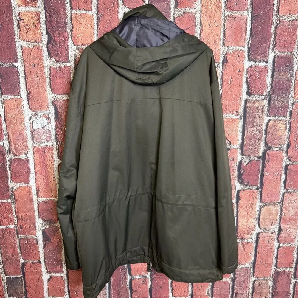 Vintage Gap Jacket Mens XL Green Hooded Full Zip